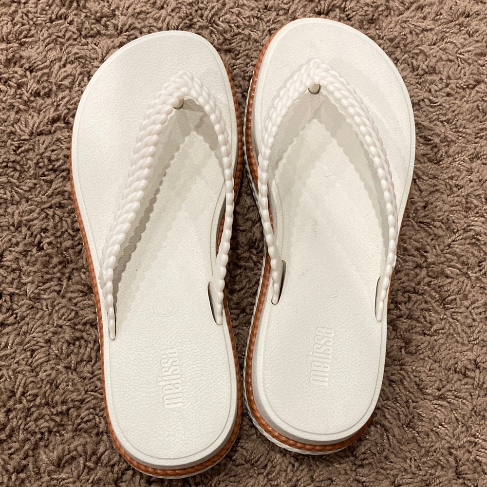 Melissa Cream Braided Sandals